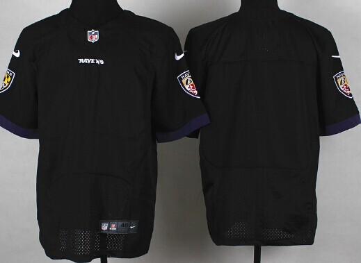 Nike Baltimore Ravens Blank 2013 Black Elite Jersey
