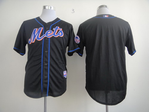 New York Mets Blank Black Jersey