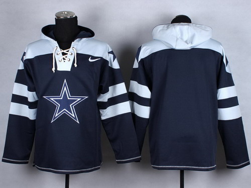Nike Dallas Cowboys Blank 2014 Blue Hoodie