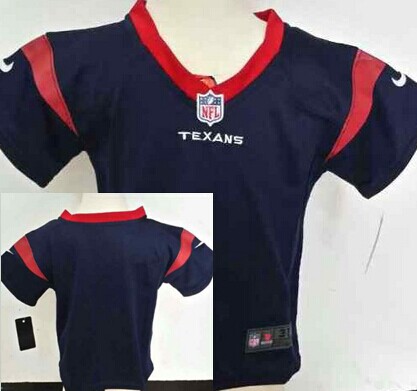 Nike Houston Texans Blank Blue Toddlers Jersey