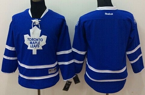 Toronto Maple Leafs Blank Blue Kids Jersey