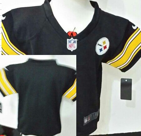 Nike Pittsburgh Steelers Blank Black Toddlers Jersey