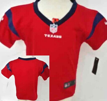 Nike Houston Texans Blank Red Toddlers Jersey