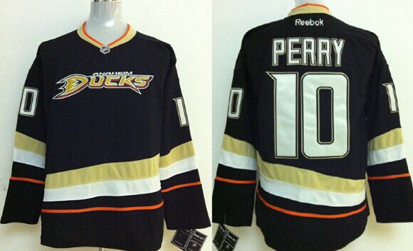 Anaheim Ducks #10 Corey Perry Black Jersey