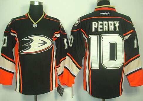 Anaheim Ducks #10 Corey Perry Black Third Jersey