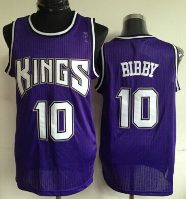 Sacramento Kings #10 Mike Bibby Purple Swingman Jersey