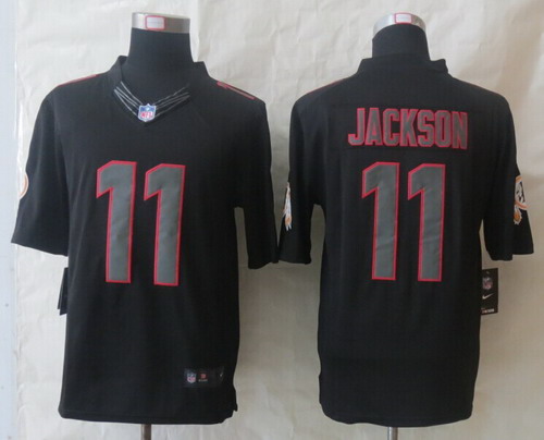 Nike Washington Redskins #11 DeSean Jackson Black Impact Limited Jersey