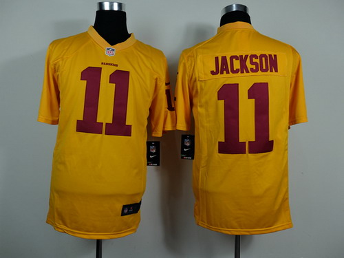 Nike Washington Redskins #11 DeSean Jackson Yellow Game Jersey