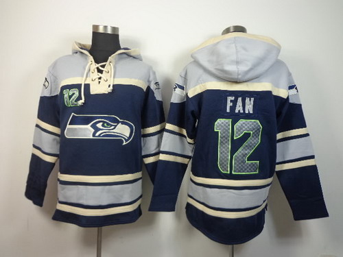 Seattle Seahawks #12 Fan 2014 Navy Blue Hoodie