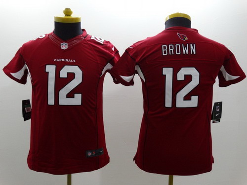 Nike Arizona Cardinals #12 John Brown Red Limited Kids Jersey