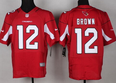 Nike Arizona Cardinals #12 John Brown Red Elite Jersey