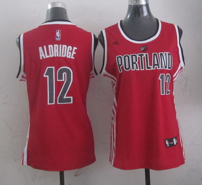 Portland Trail Blazers #12 LaMarcus Aldridge 2014 New Red Womens Jersey