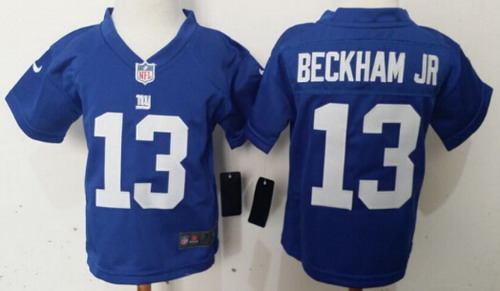 Nike New York Giants #13 Odell Beckham Jr Blue Toddlers