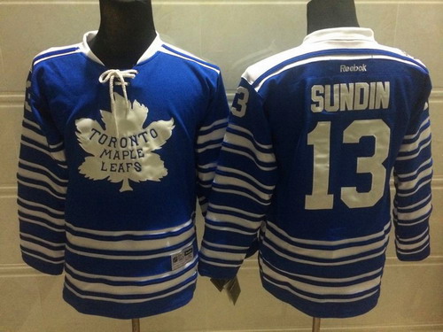 Toronto Maple Leafs #13 Mats Sundin 2014 Winter Classic Blue Kids Jersey