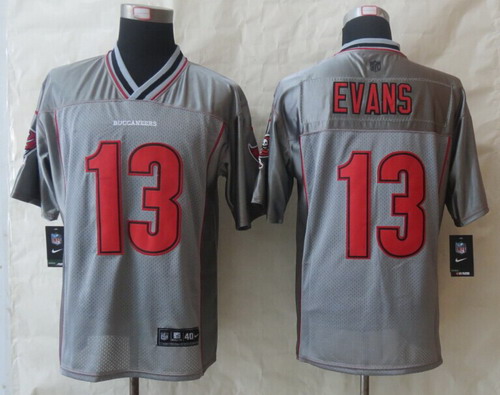 Nike Tampa Bay Buccaneers #13 Mike Evans 2013 Gray Vapor Elite Jersey