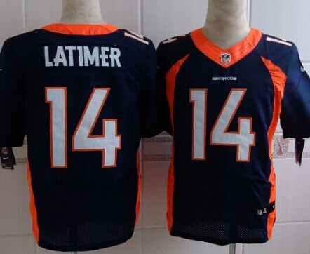 Nike Denver Broncos #14 Cody Latimer 2013 Blue Elite Jersey