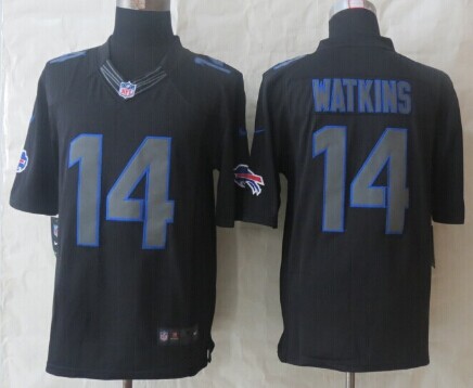 Nike Buffalo Bills #14 Sammy Watkins Black Impact Limited Jersey