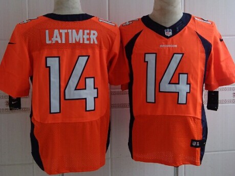 Nike Denver Broncos #14 Cody Latimer 2013 Orange Elite Jersey