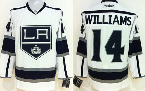Los Angeles Kings #14 Justin Williams White Jersey