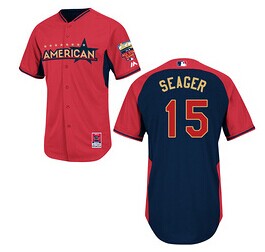 Seattle Mariners #15 Kyle Seager 2014 All-Star Red Jersey