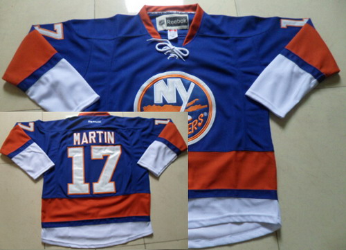 New York Islanders #17 Matt Martin Light Blue Jersey