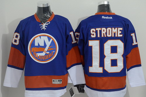 New York Islanders #18 Ryan Strome Light Blue Jersey