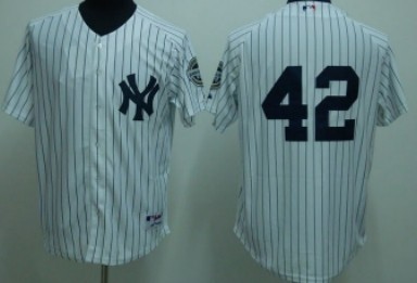 New York Yankees #42 Mariano Rivera White Jersey 