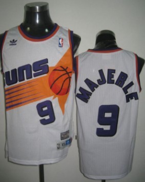 Phoenix Suns #9 Dan Majerle White Swingman Throwback Jersey 