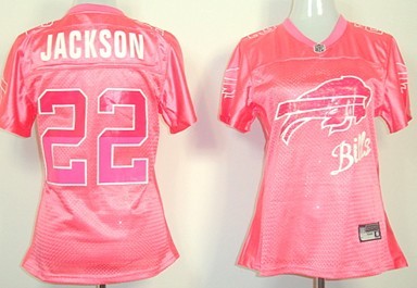 Buffalo Bills #22 Fred Jackson Pink Fem Fan Womens Jersey