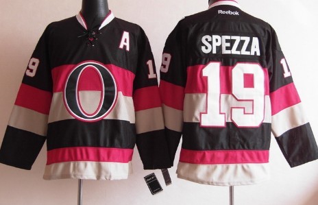Ottawa Senators #19 Jason Spezza Black Third Jersey