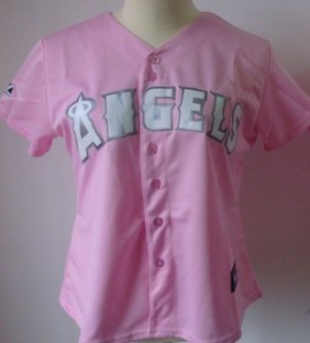 LA Angels of Anaheim #8 Kendry Morales Pink Womens Jersey 