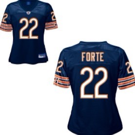 Chicago Bears #22 Matt Forte Blue Womens Jersey 