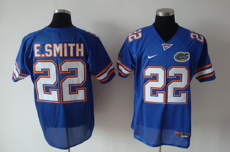 Florida Gators #22 E.Smith Blue Jersey