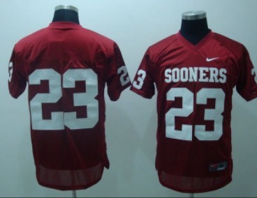 Oklahoma Sooners #23 Red Jersey