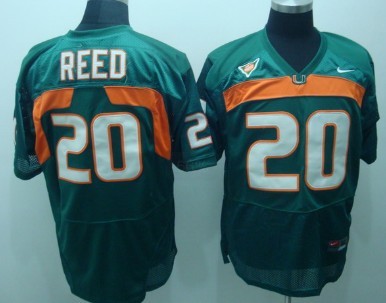 Miami Hurricanes #20 Reed Green Jersey