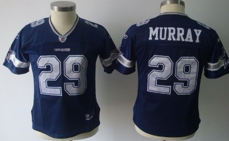 Dallas Cowboys #29 DeMarco Murray Blue Womens Team Jersey 