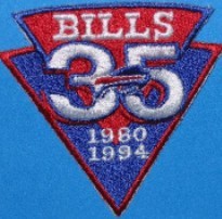 Buffalo Bills 35th Anniversary Patch
