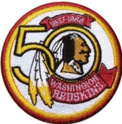 Washington Redskins 50th Anniversary Patch