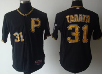 Pittsburgh Pirates #31 Jose Tabata Black Jersey 