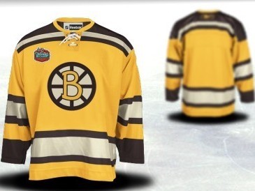 Boston Bruins Youths Customized Yellow Jersey 