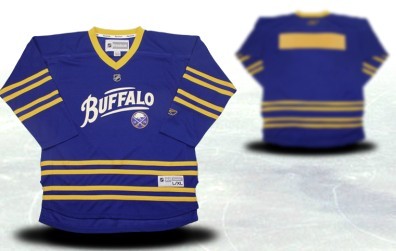 Buffalo Sabres Youths Customized Blue 40TH Jersey 