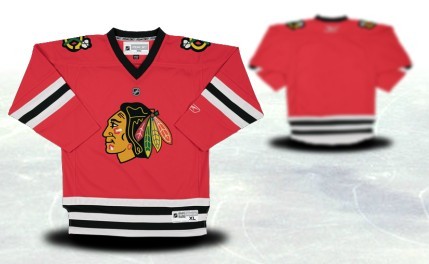 Chicago Blackhawks Youths Customized Red Jersey
