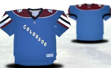 Colorado Avalanche Youths Customized Blue Third Jersey