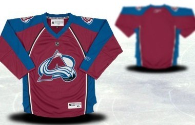 Colorado Avalanche Youths Customized Red Jersey