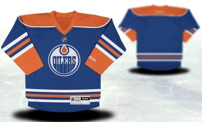 Edmonton Oilers Youths Customized Blue Jersey