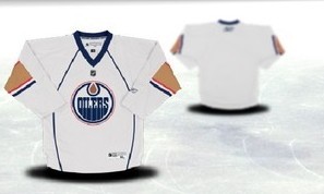 Edmonton Oilers Youths Customized White Jersey