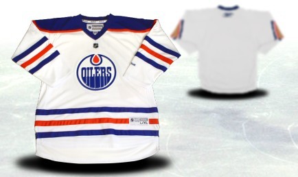 Edmonton Oilers Youths Customized White Thrid Jersey