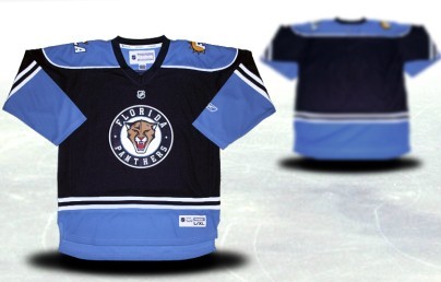 Florida Panthers Youths Customized Blue Third Jersey 