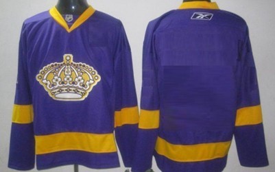 Los Angeles Kings Mens Customized Purple Jersey