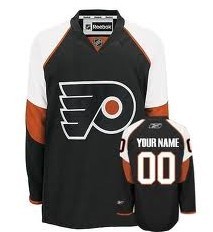 Philadelphia Flyers Youths Customized Black Jersey 